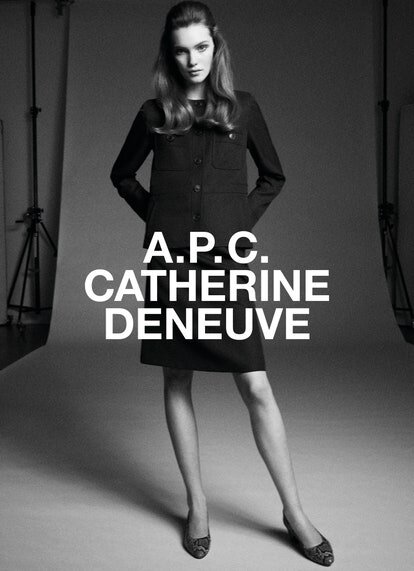 Катрин Денев выпустила коллекцию совместно с A.P.C.