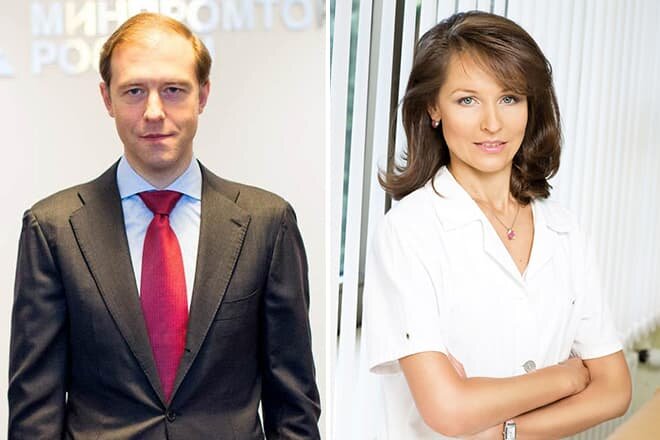 Фото с сайта: coppershop.ru   Денис Мантуров и жена Наталья