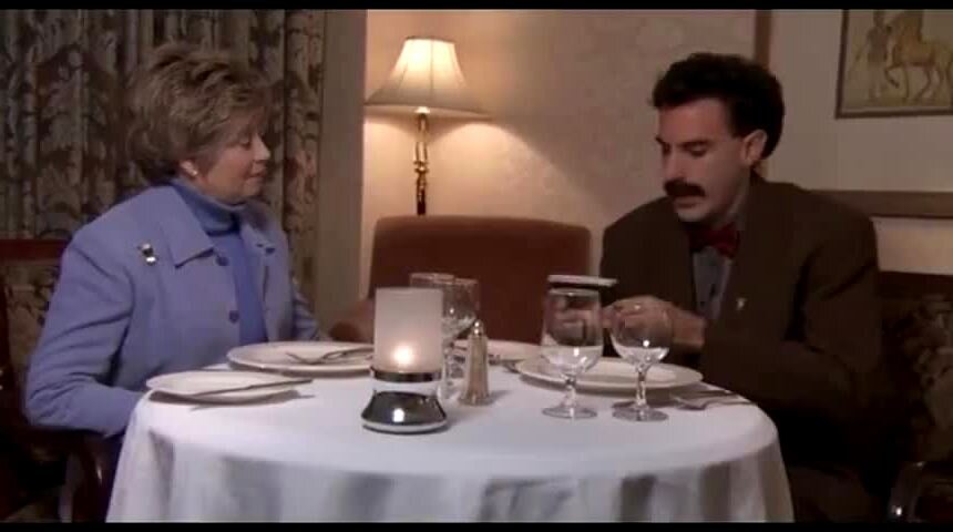 Борат и этикет.