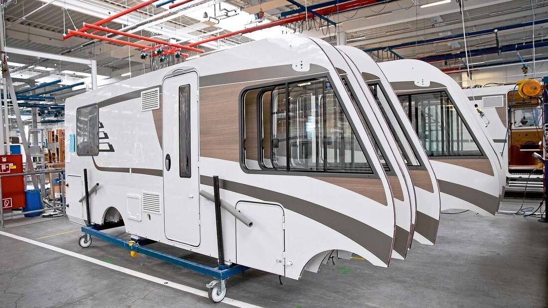 Боковые стены интегрированных автодомов Hymer