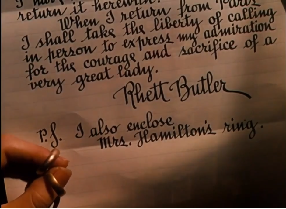кадр из фильма «Унесенные ветром» (реж. Виктор Флеминг, 1939)
