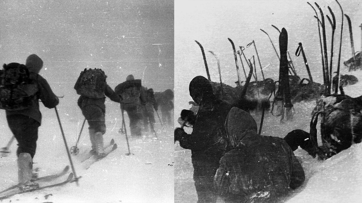 Последний снимок. Группа дятловцев перевал Дятлова. Гибель тургруппы Дятлова 1959.