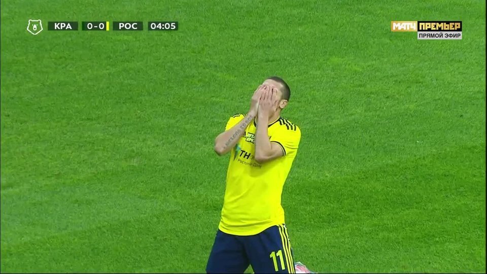 КРАСНОДАР - РОСТОВ. ИОНОВ НЕ РЕАЛИЗОВАЛ ВЫХОД ОДИН НА ОДИН сайт matchtv.ru  https://clck.ru/RQwiu