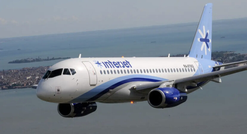 SSJ в ливреи Interjet 