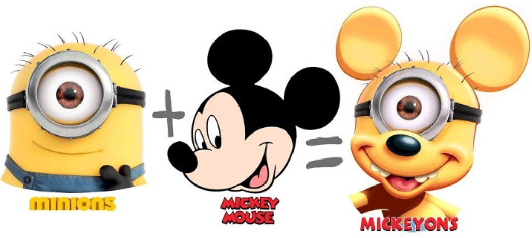 Миньон плюс Микки Маус
