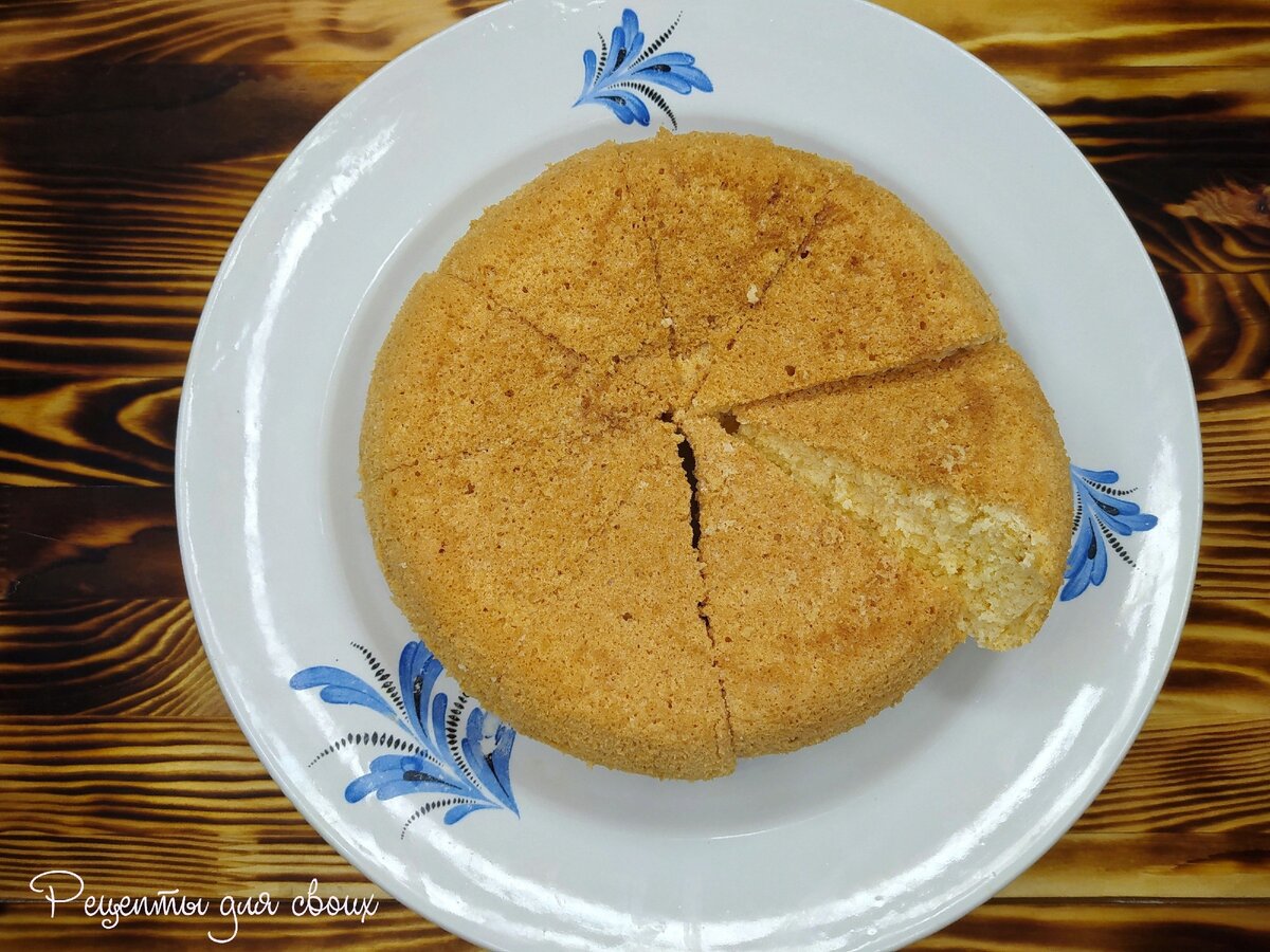 Бисквитный пирог "Сербский кох"