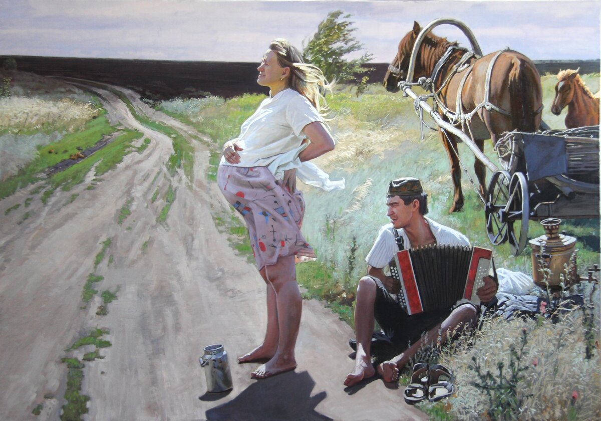 счастье 140х200 художник Подшивалов А.Г.