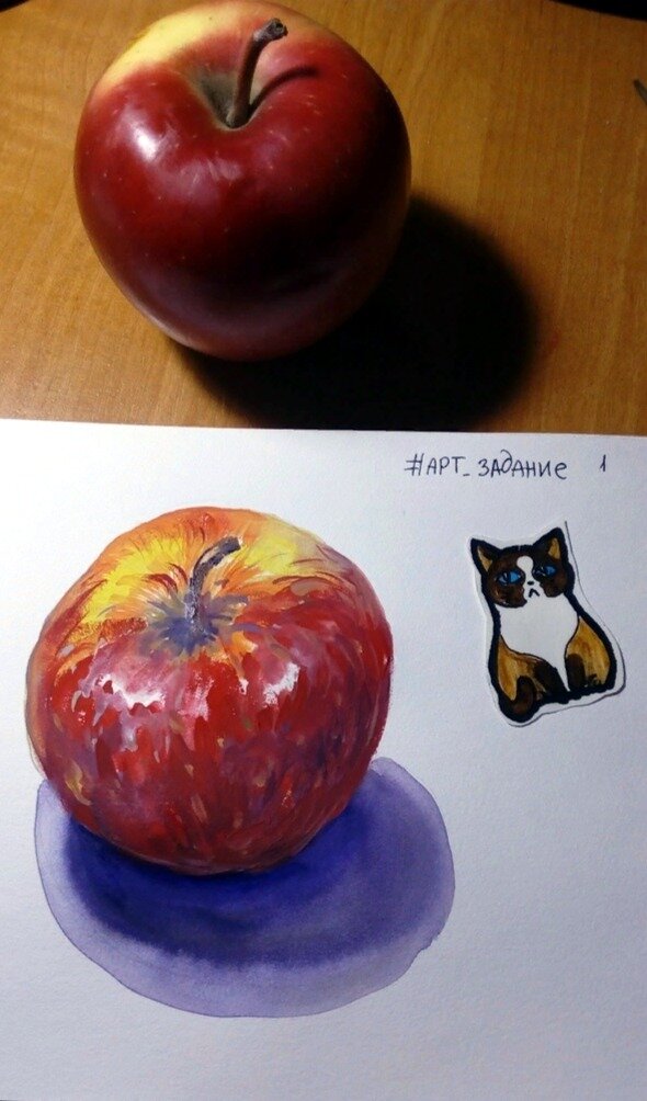 март, 2020, акварель