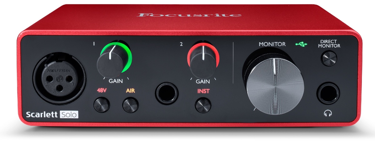 "Focusrite" Scarlett Solo 3rd Gen