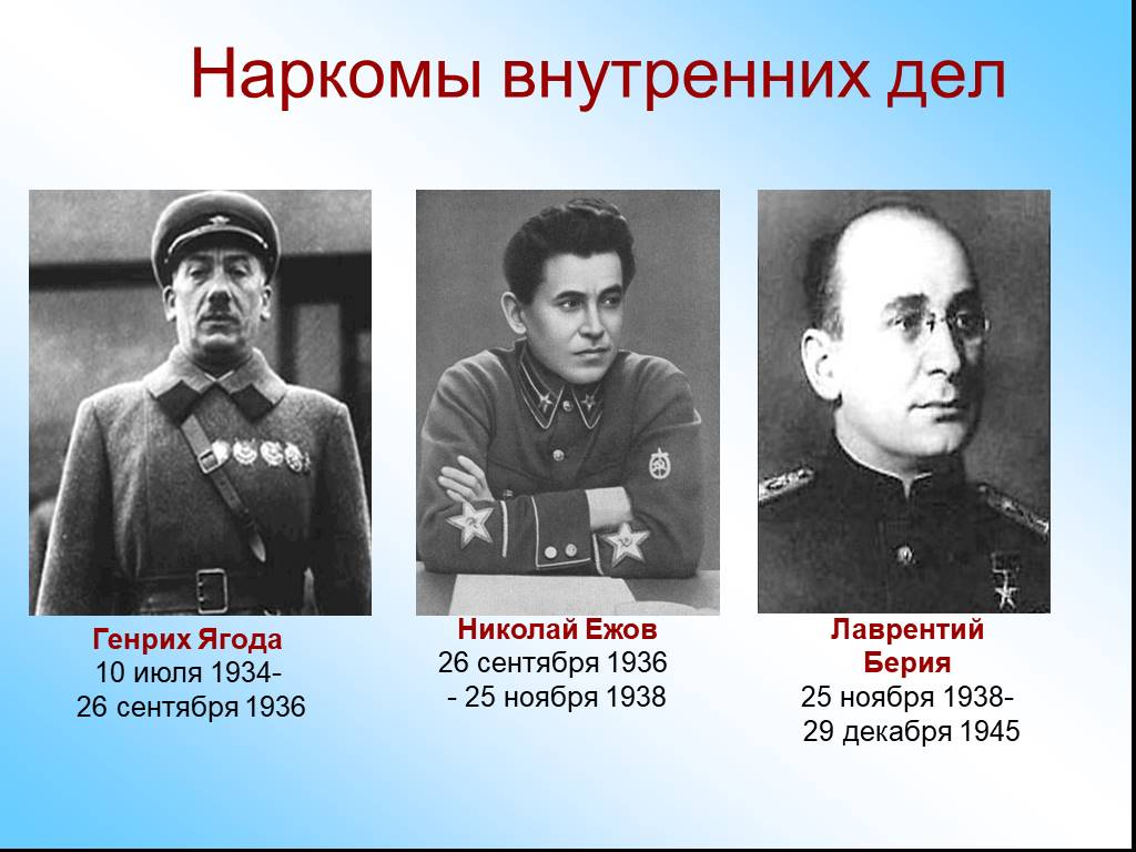 Народные комиссары ссср. Ягода Ежов Берия. НКВД Ежов Берия. Генрих ягода нарком внутренних дел СССР. НКВД ягода Ежов.