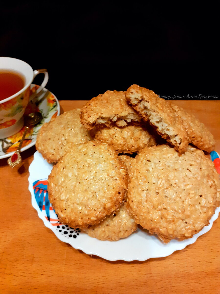 Овсяное печенье из хлопьев. Делюсь любимым рецептом. | Вкусные Истории от  Анны | Дзен