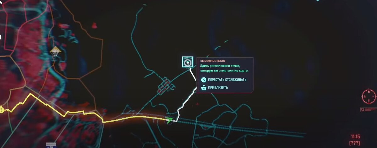 Скриншот с карты на второй пикче