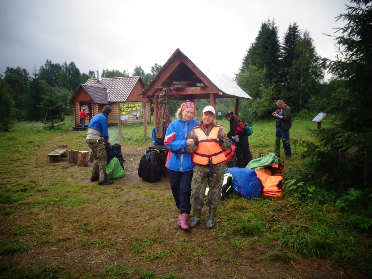 Отправляемся на водную часть маршрута. 