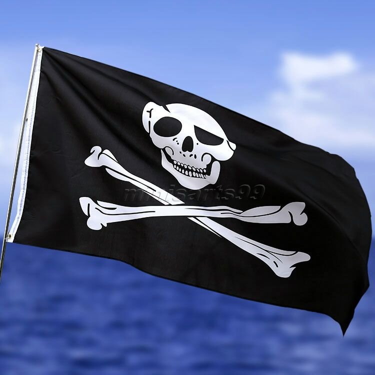 Веселый роджер цена. Весёлый Роджер флаг. Пиратский флаг веселый Роджер. Флаг весе́лый Роджер. Весёлый Роджер у пиратов.
