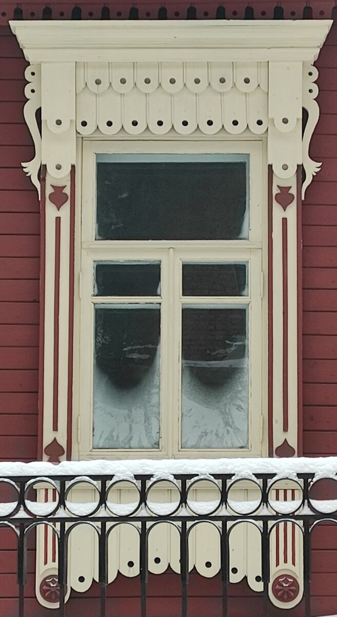 Наличник с пики, дом инженера К.П. Соколова в г.Иваново