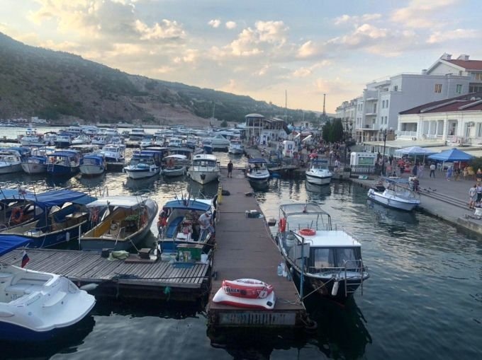 Набережная Балаклавы. Источник: ТГ-канал "Как там Крым"