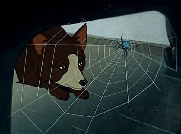 Кадр из мультфильма «Каштанка»