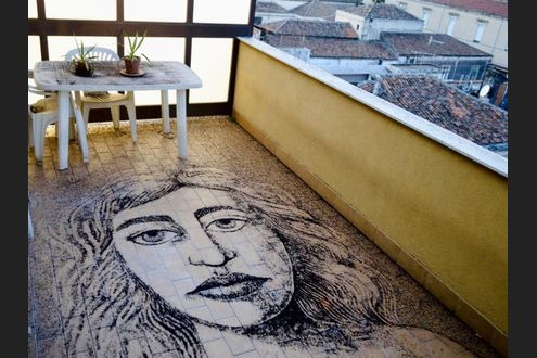 Рисунок пеплом