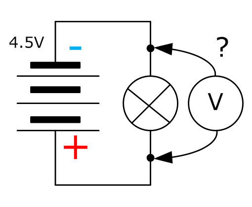 Электрическая принципиальная схема опыта