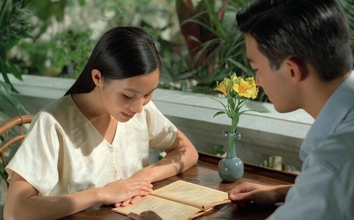 Кадр из фильма "Аромат зеленой папайи", 1993 г.