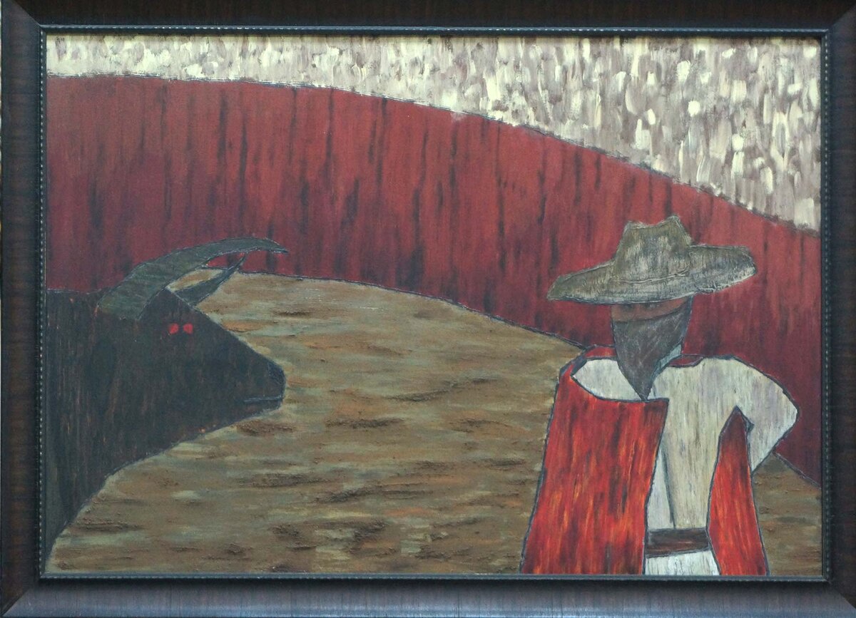 Мерененков Олег Их только двое 70-х100 х акр 2014  