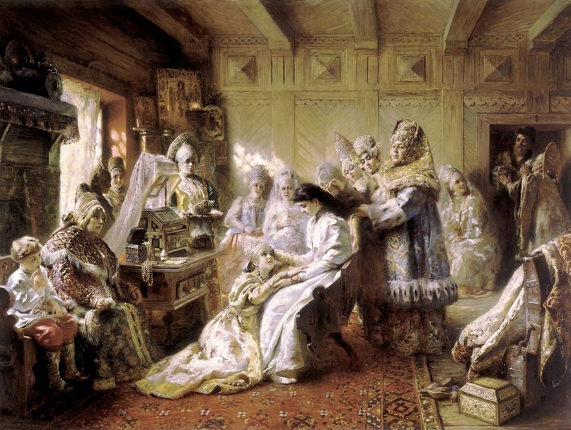 Константин Егорович Маковский "Под венец" 1890