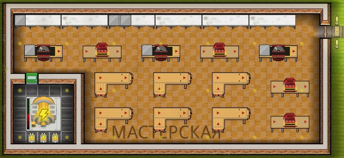 Prison architect комната для свиданий