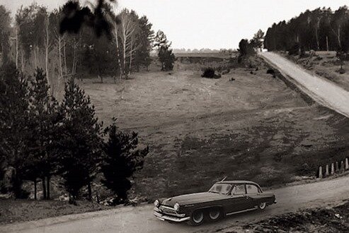 Единственное (?) фото атомного автомобиля "Волга"