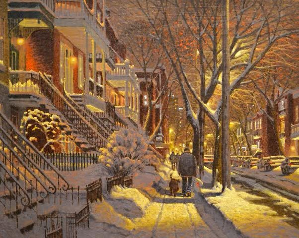  В сладкий зимний вечер, Монреаль