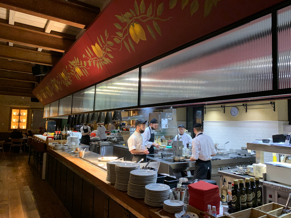 Открытая кухня