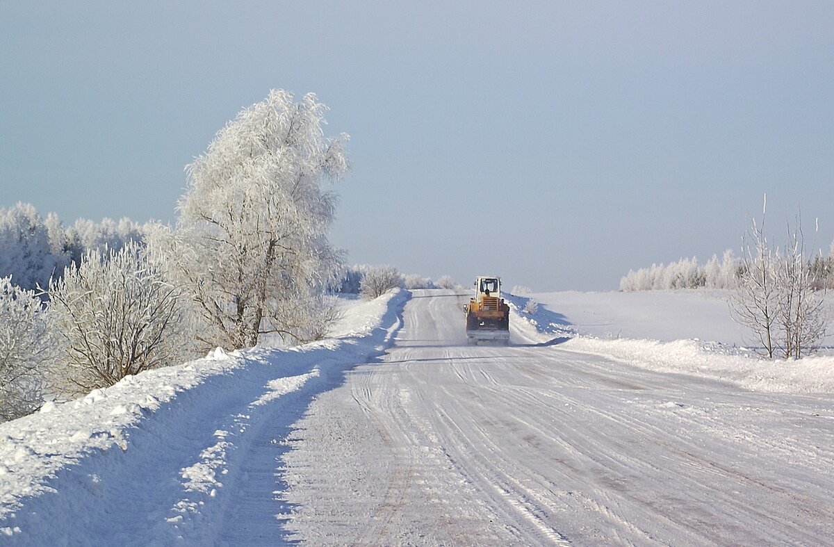 фото автора , зимняя дорога