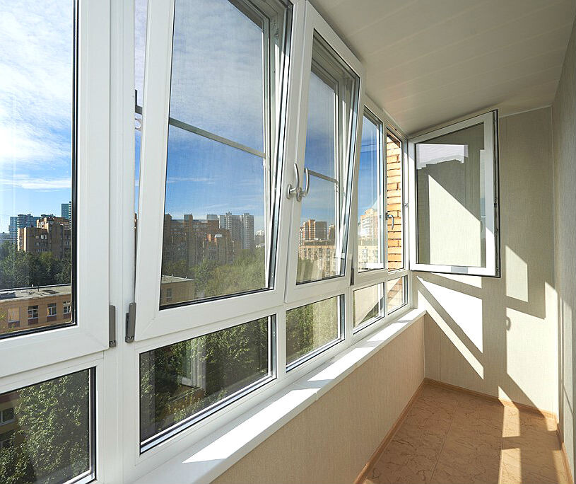  Остеклить балконный блок алюмопрофилем