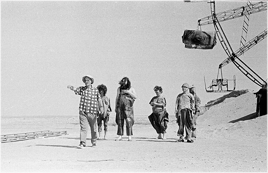 Съемки фильма "Кин-дза-дза!" 