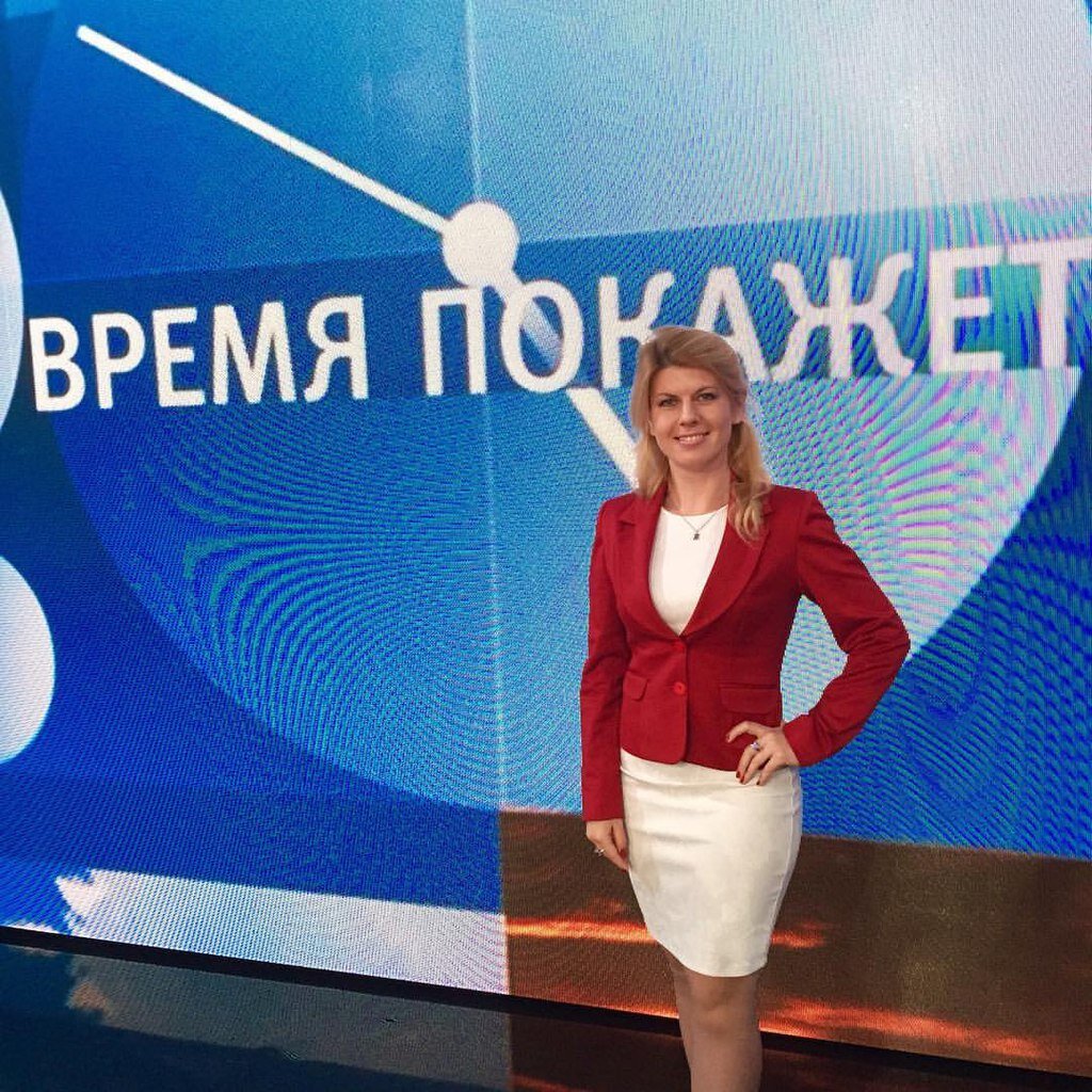 Евгения Куцуева в программе "Время покажет2 на 1 канале