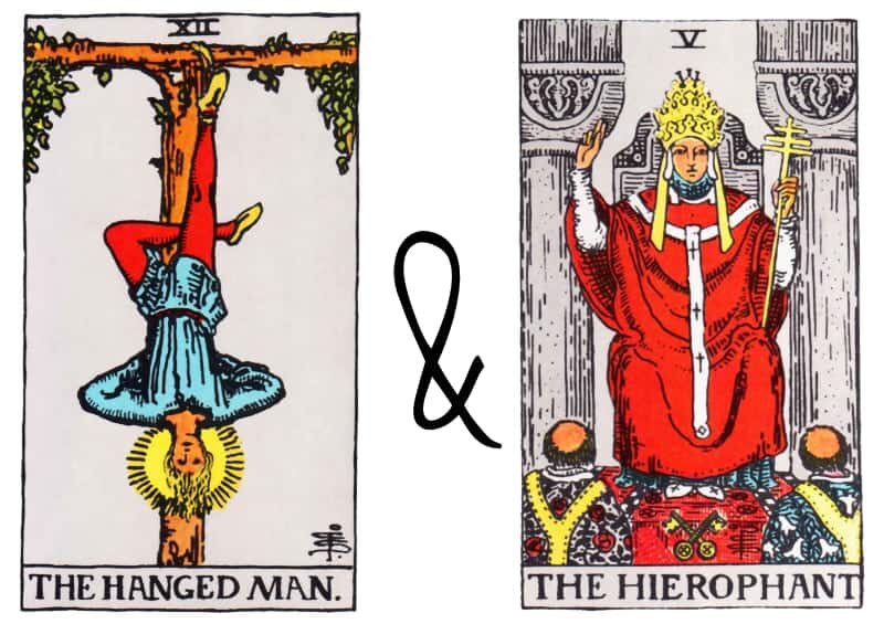 Дьявол и повешенный таро. The hanged man Таро Isaac. The hanged man Tarot.