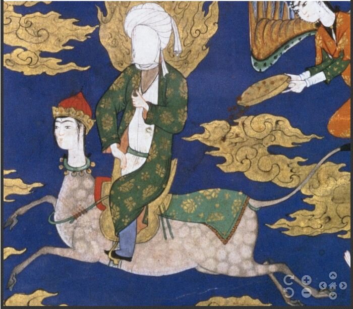 пророк мухаммед мираж. вознесение мирадж пророка мухаммада. мирадж вознесения ночь вознесения. бурак конь пророка мухаммеда. вознесение мухаммада.