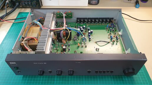 Винтажный усилитель NAD-302, тестирование звучания, что внутри?