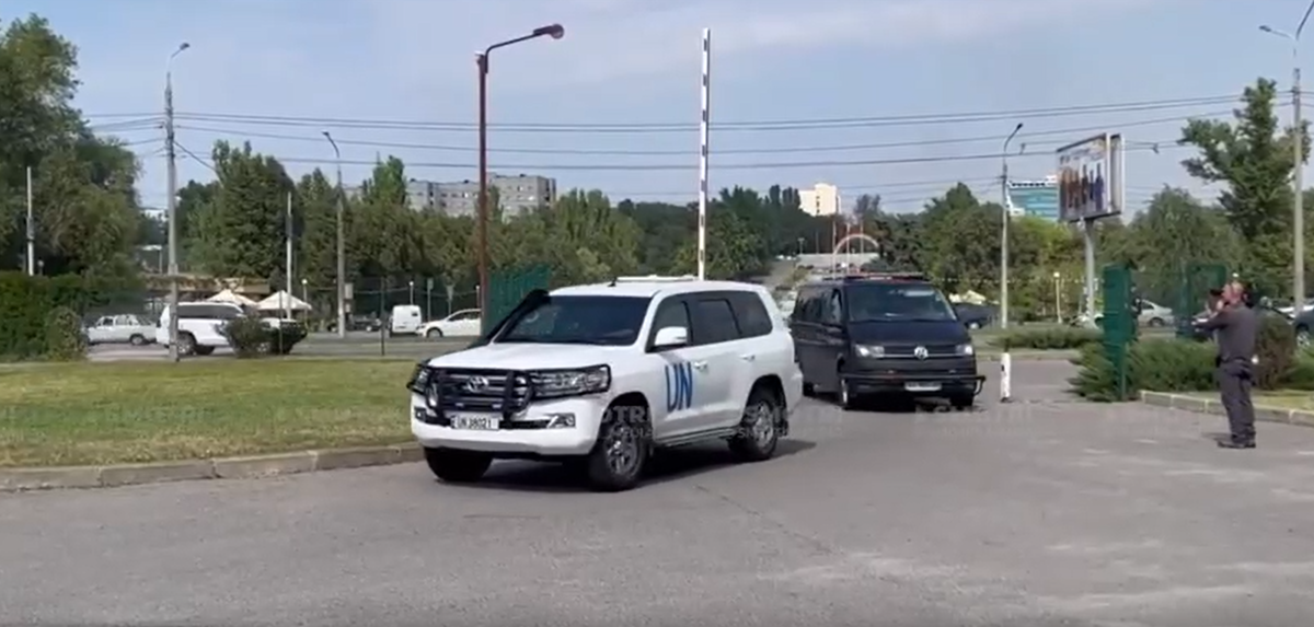 Миссия МАГАТЭ прибыла в подконтрольный ВС РФ Энергодар