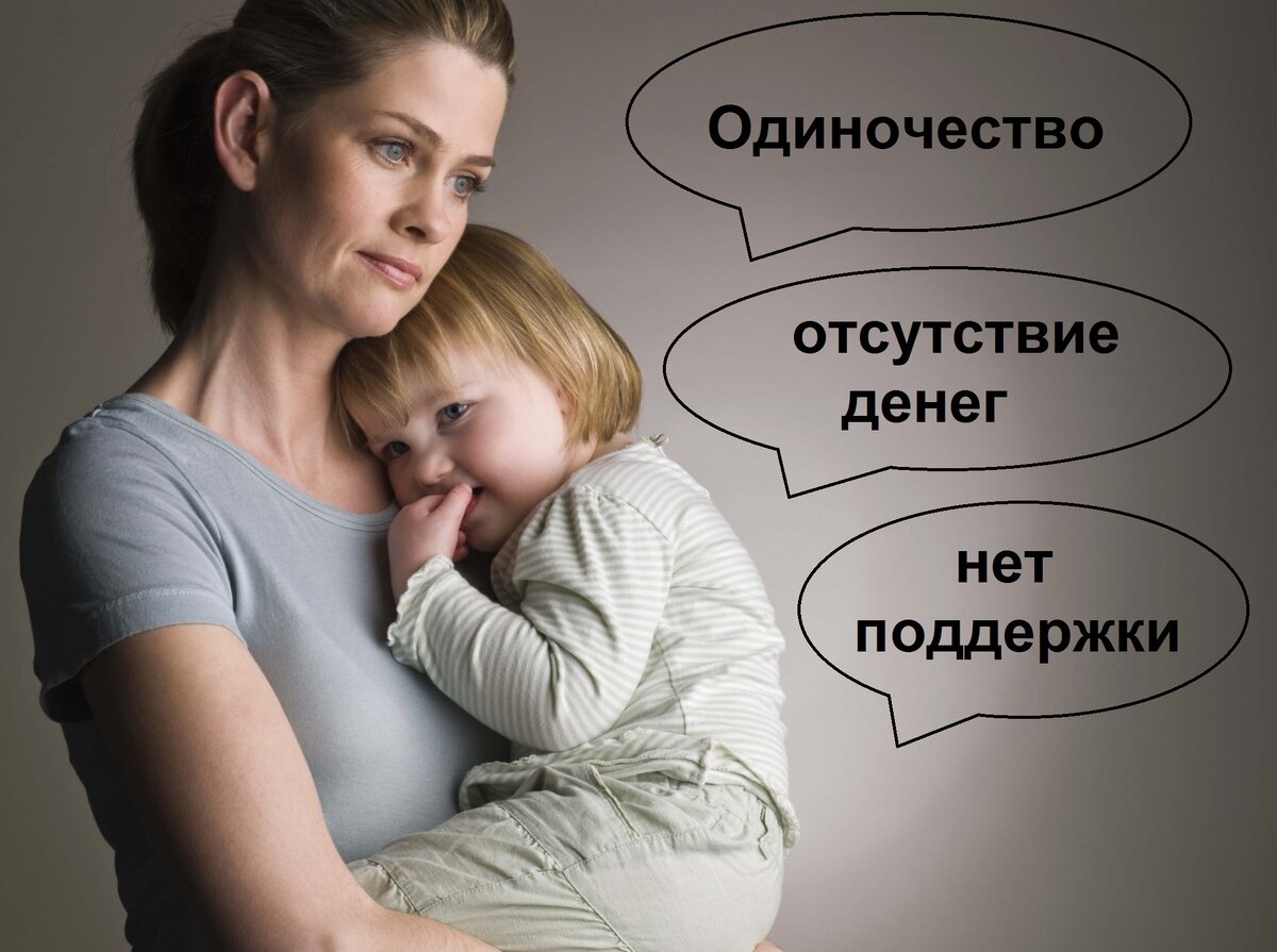 Проблемы мам, воспитывающих ребят в одиночку