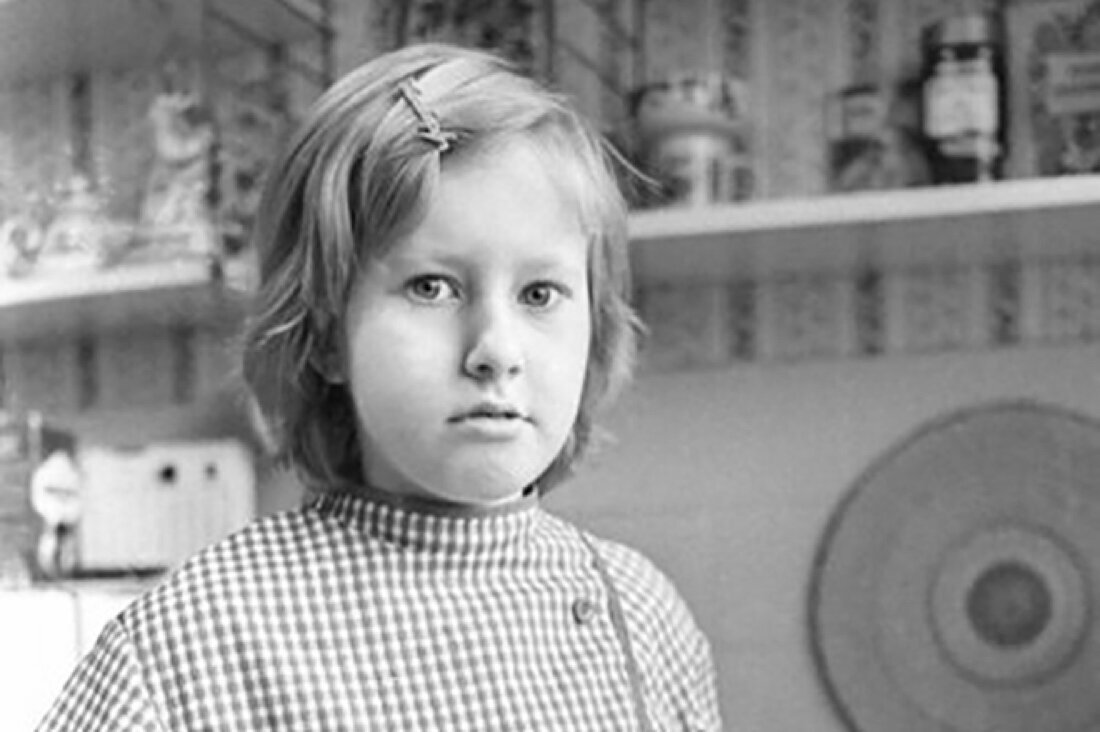 Детское фото Ксении Собчак
