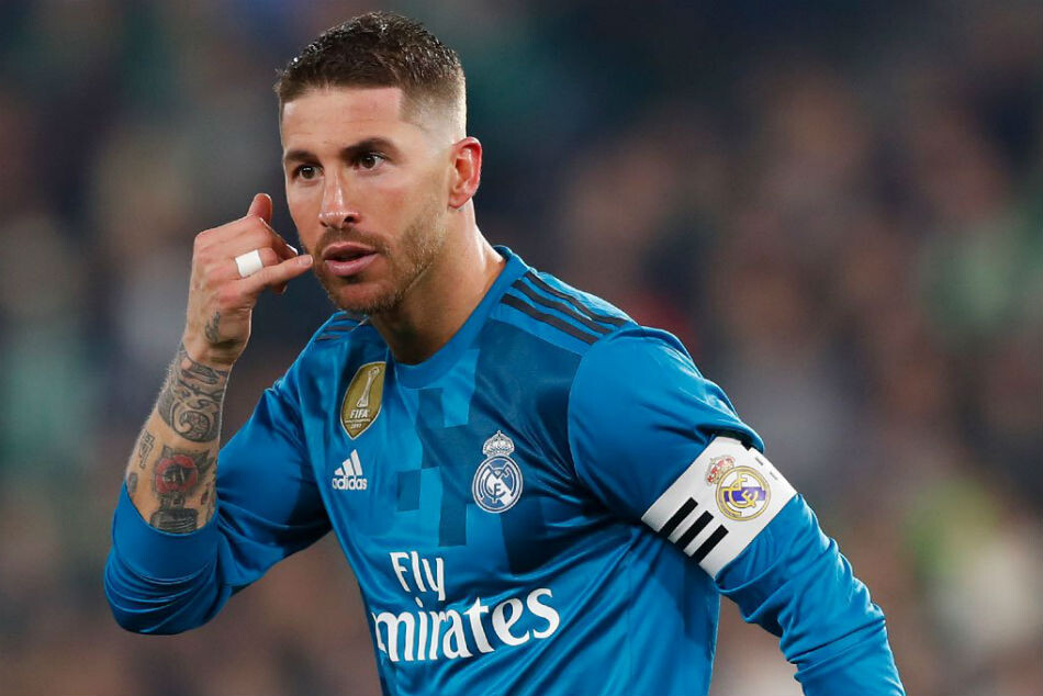 Капитан  мадридского «Реала» Серхио Рамос  .
