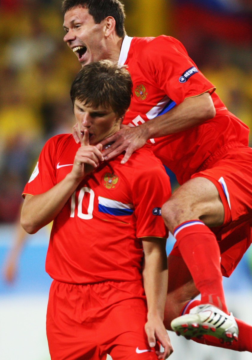 Благодаря голу Аршавина на Евро-2008 Россия победила Швецию (2:0)