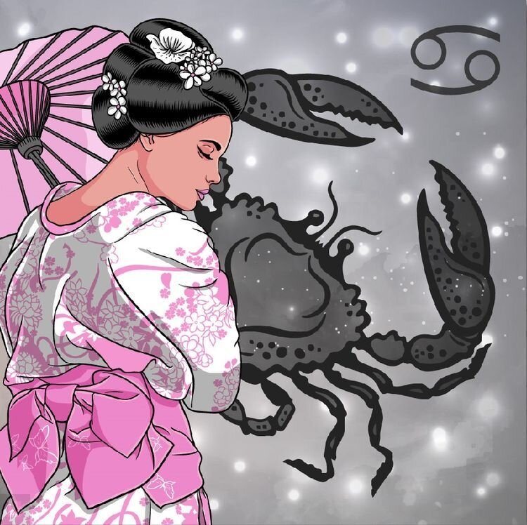 Рисунки знака зодиака рак