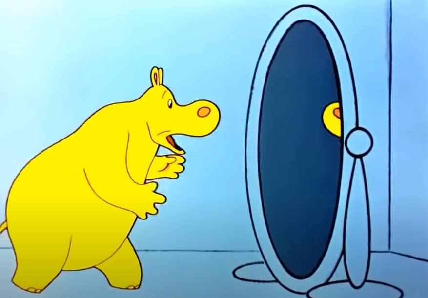 Кадр из м/ф Про бегемота, который боялся прививок