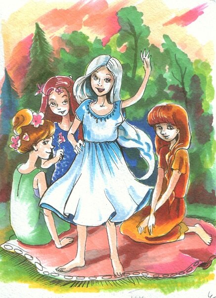 Иллюстрация к сказке Марии Ратьковой.