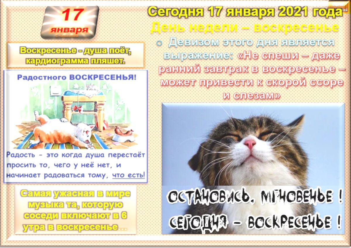 17 января- все праздники дня во всех календарях. Традиции, приметы, обычаи  и ритуалы дня. | Сергей Чарковский Все праздники | Дзен