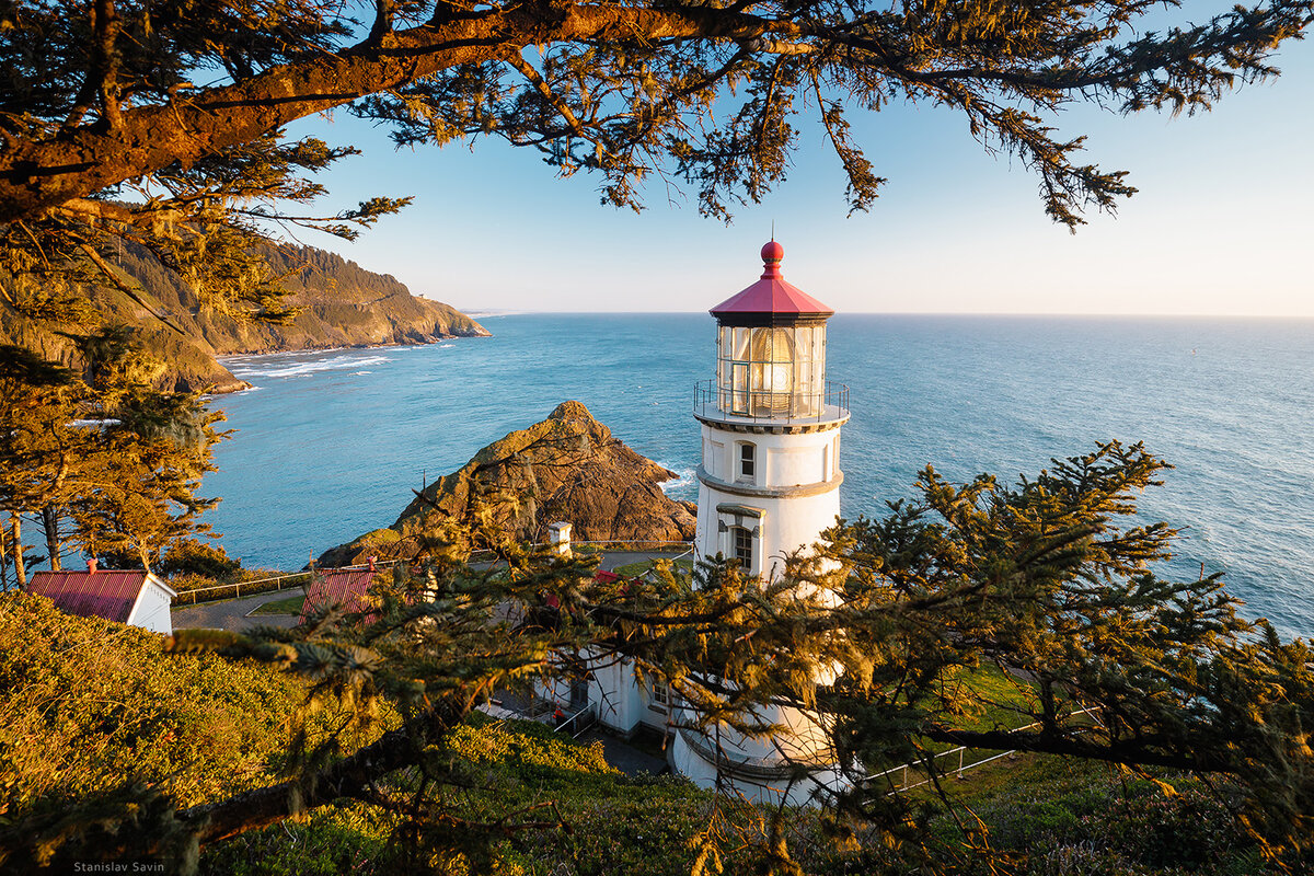 Маяк Heceta Head Lighthouse