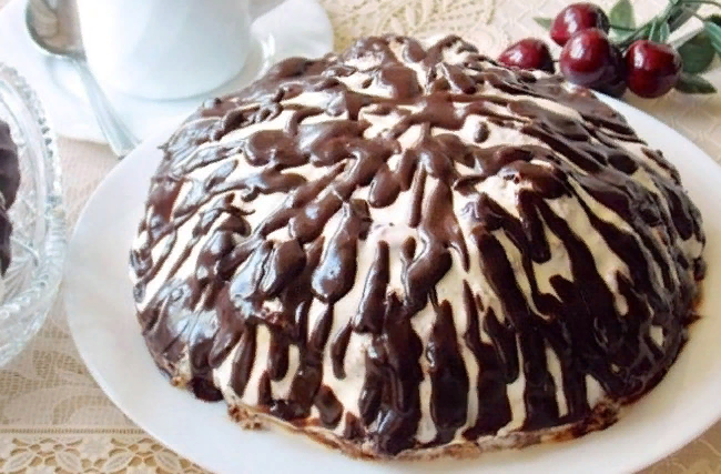 Торт кучерявый пинчер очень сочный - пошаговый рецепт с фото