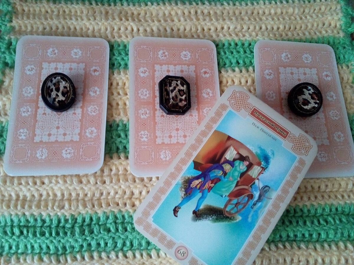 Варианты прогноза и карта основных вибраций дня. Фото автора