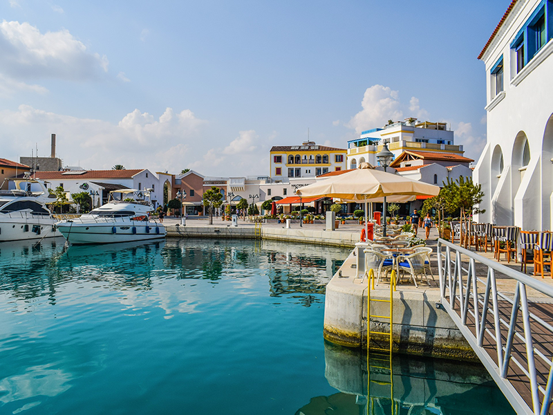 Вид на Limassol Marina 
ФОТО: PIXBAY.COM